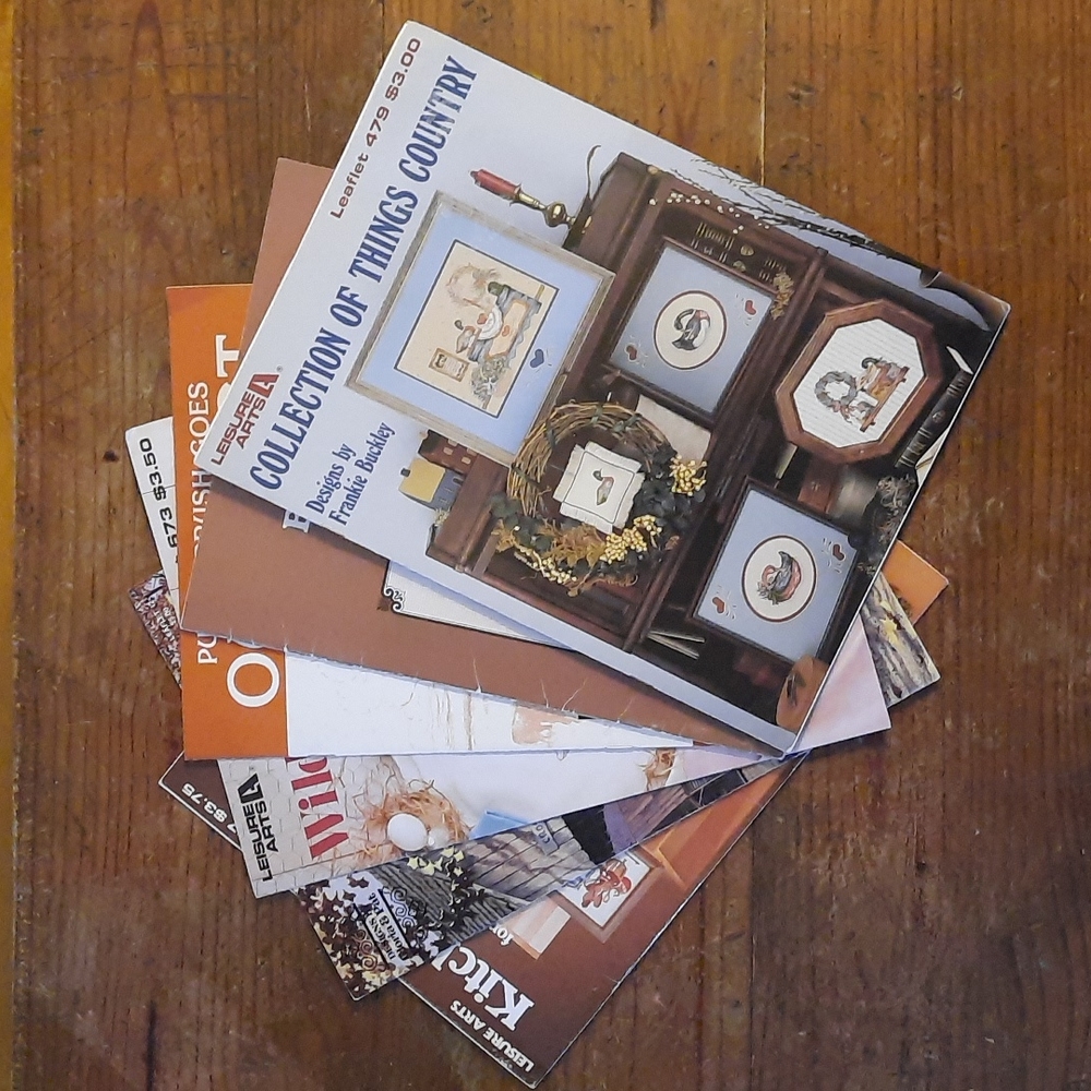 Counted Cross Stitch Magazines - "Country" Patterns (46 total patterns)